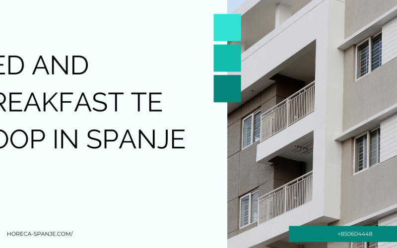 Bed and breakfast te koop in Spanje